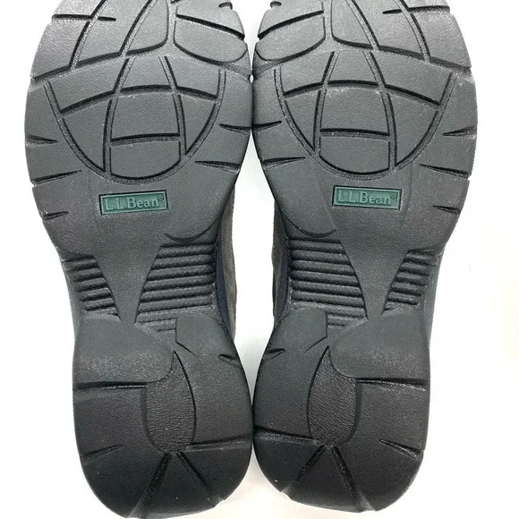 LL Bean Casual Slip on Loafer Shoe Mens Size 9.5M Gray Suede - Picture 5 of 7